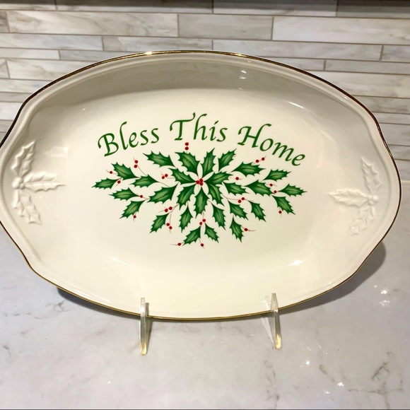 Lenox Holiday Christmas Serving Dish - Picture 1 of 8